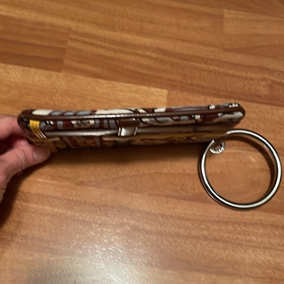 Vera Bradley Slate Blooms bangle wristlet - Picture 4 of 6